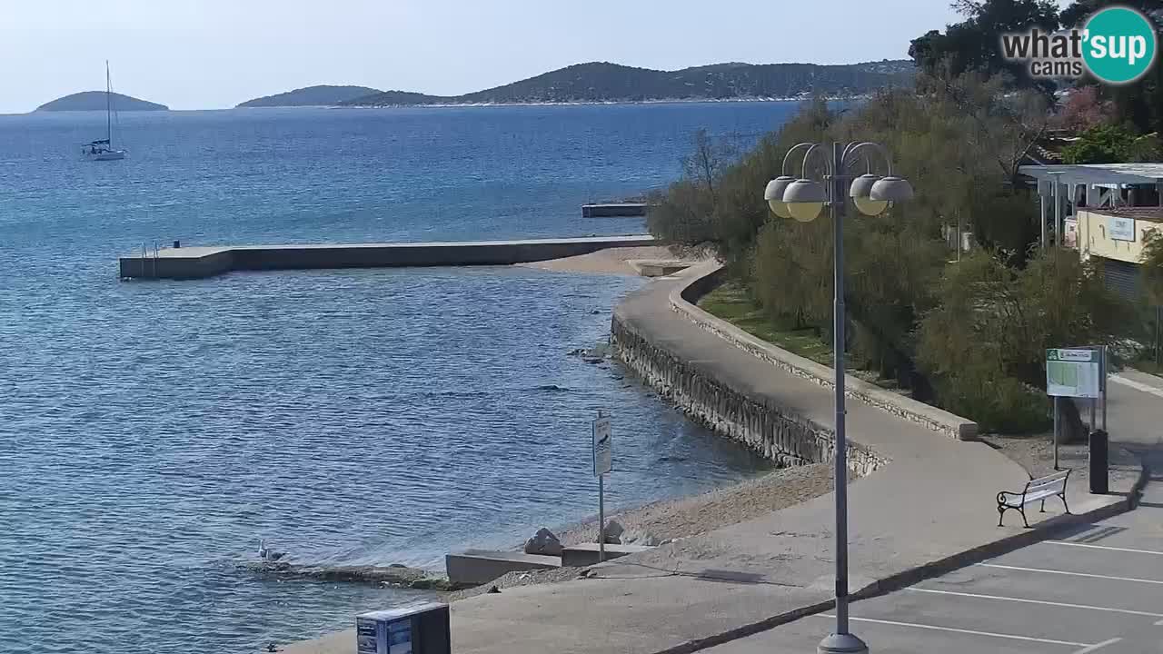 Vodice Live webcam – marina and  seafront
