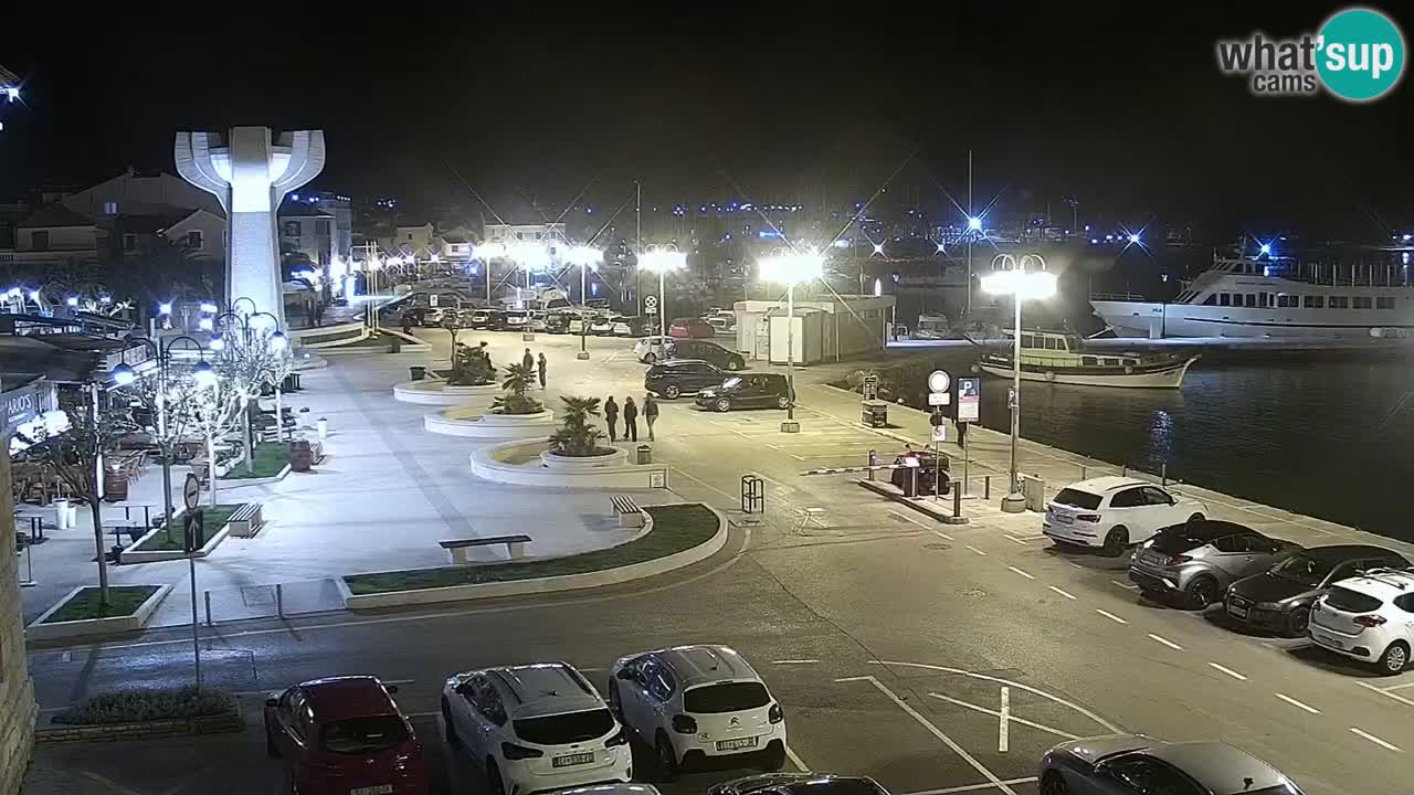 Vodice webcam – marina i meer