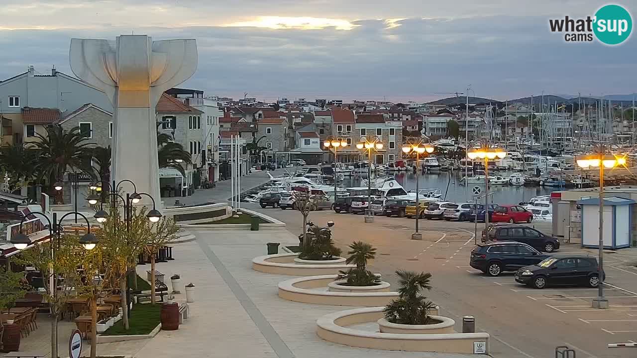 Vodice livecam – marina e il lungomare