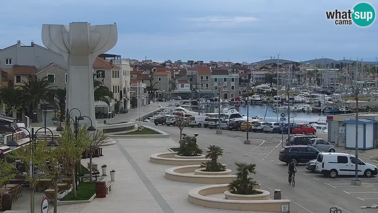 Vodice webcam – marina i meer