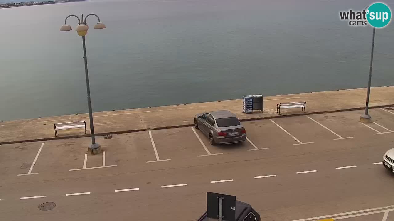 Vodice Live webcam – marina and  seafront