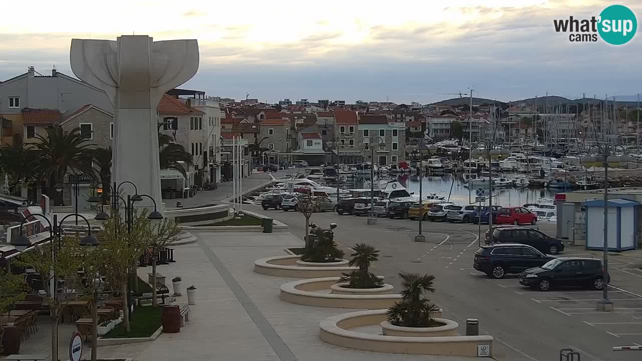 Vodice web kamera – marina i riva