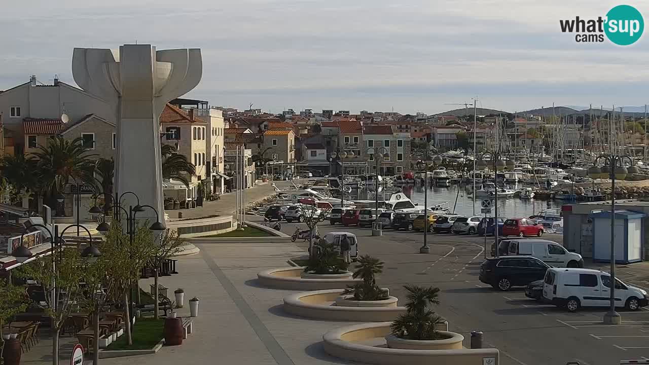 Vodice webcam – marina i meer