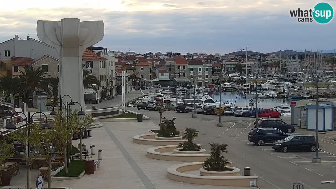 Vodice webcam live – front de mer