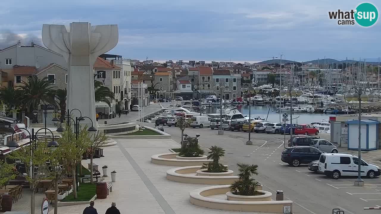 Vodice webcam – marina i meer