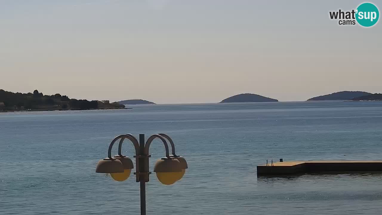 Vodice Live webcam – marina and seafront
