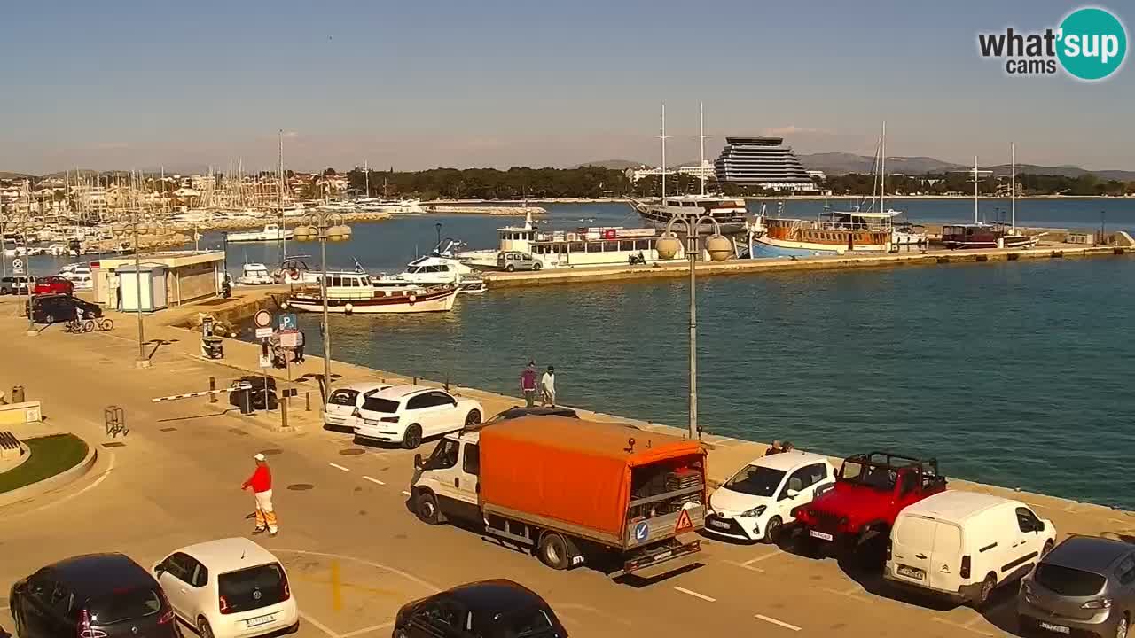 Vodice web kamera – marina i riva
