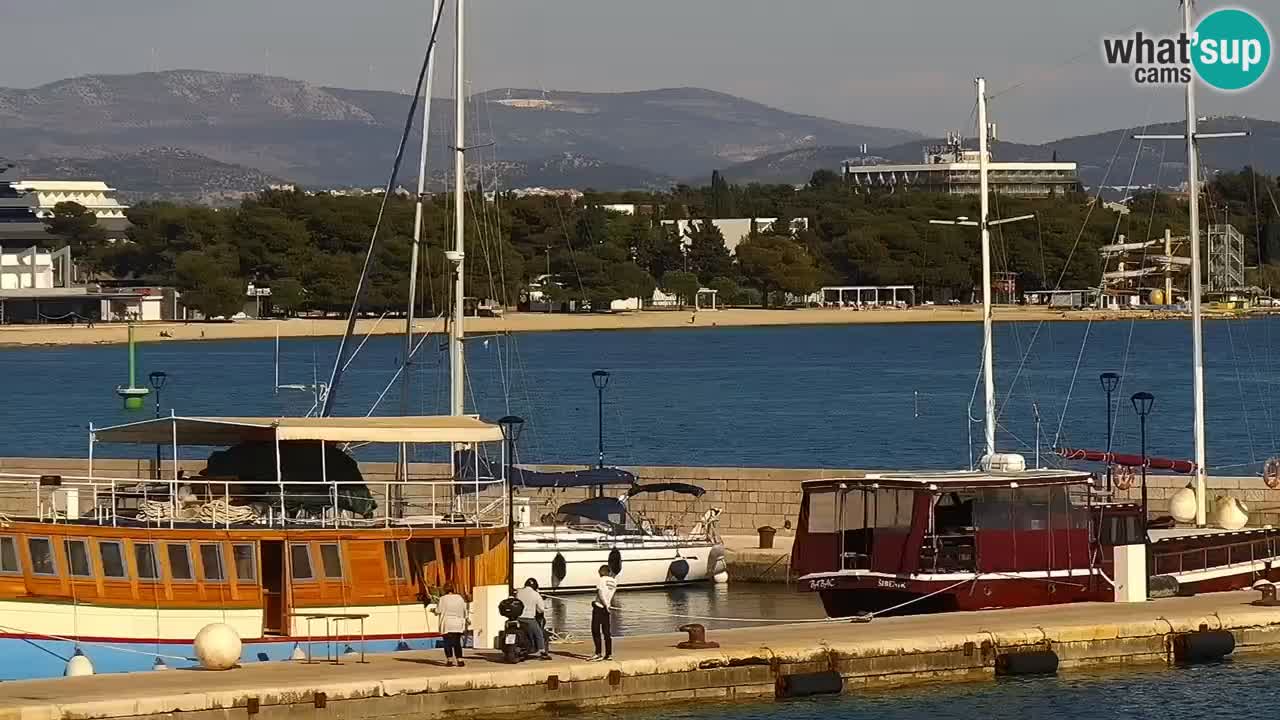 Vodice Live webcam – marina and seafront