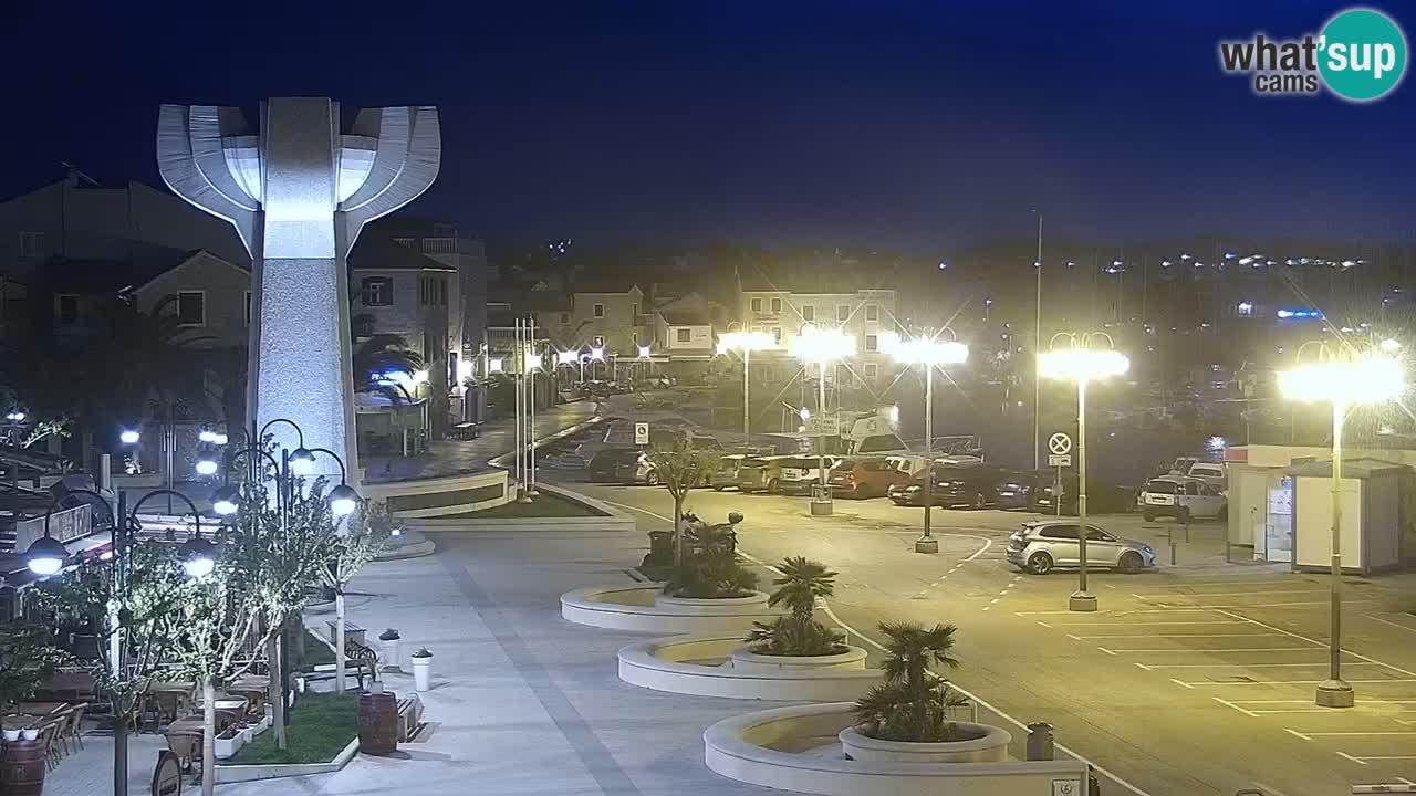 Vodice web kamera – marina i riva