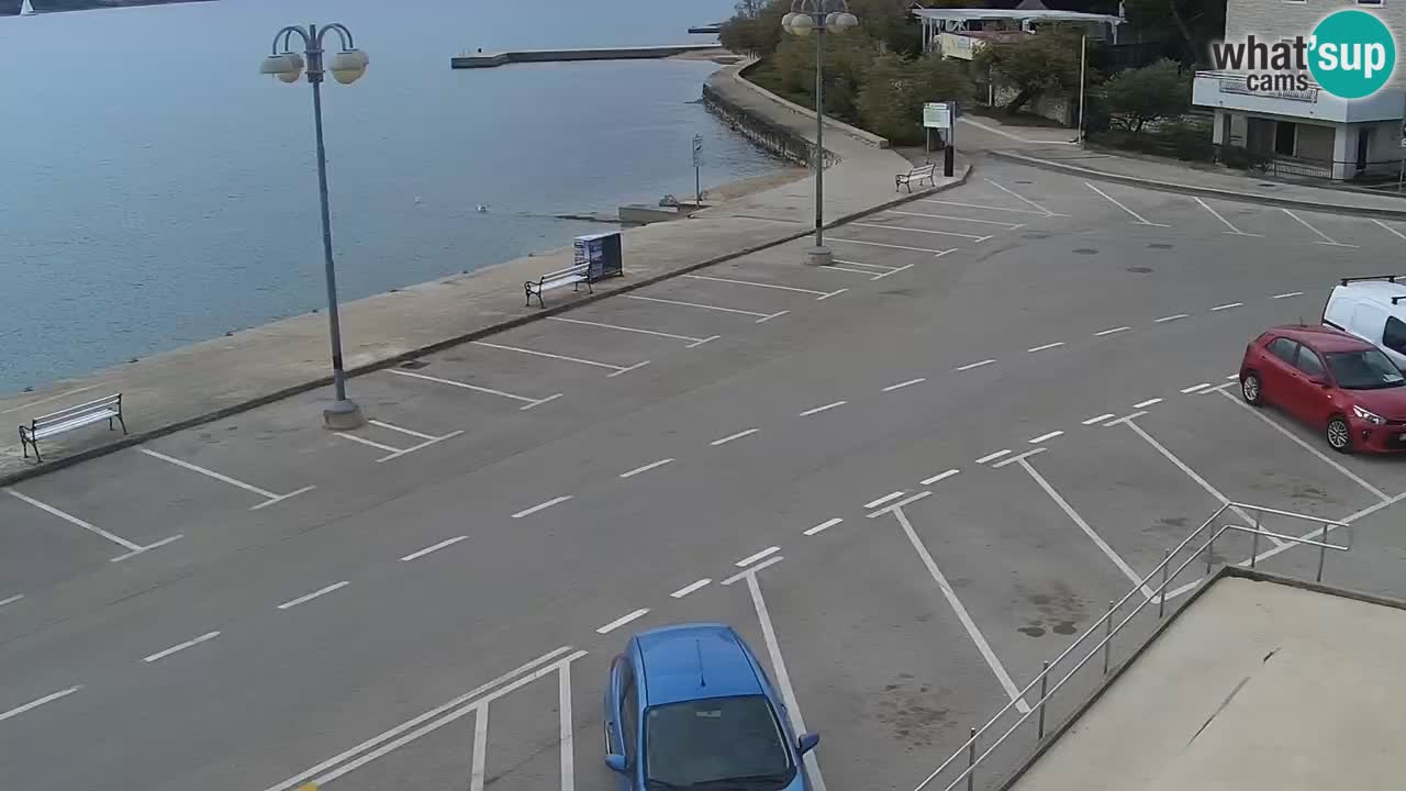 Vodice Live webcam – marina and  seafront