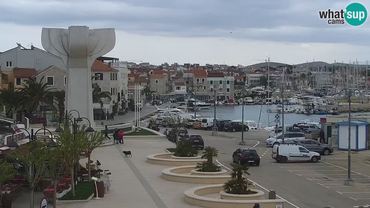 Vodice webcam live – front de mer