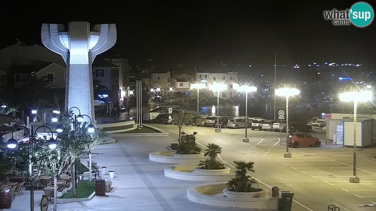 Vodice webcam live – front de mer