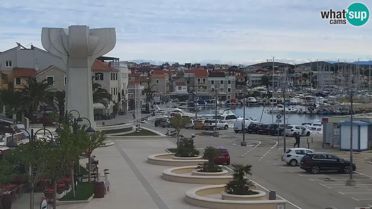 Vodice web kamera – marina i riva