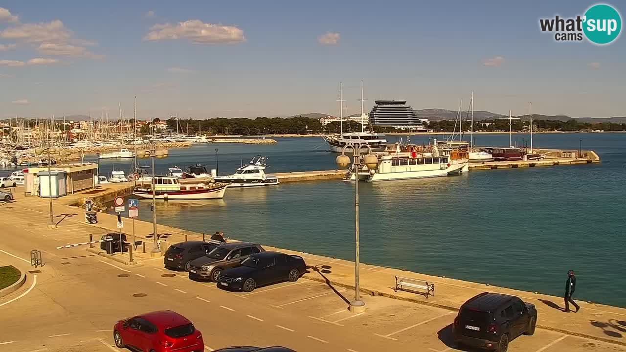 Vodice Live webcam – marina and  seafront