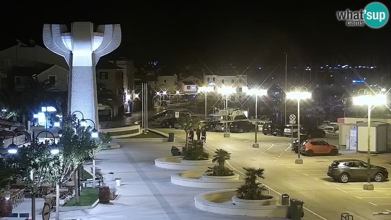 Vodice web kamera – marina i riva