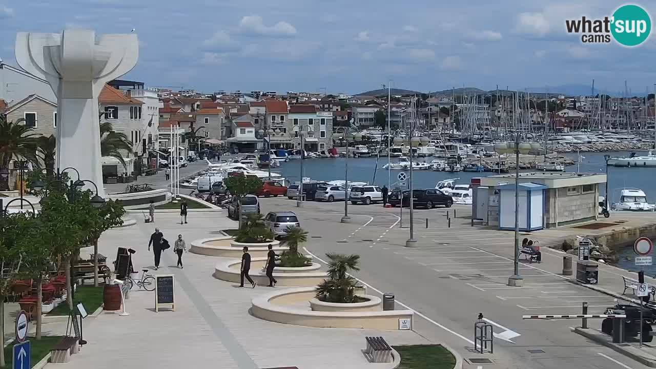 Vodice webcam live – front de mer