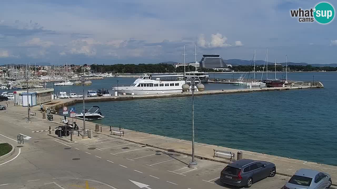 Vodice Live webcam – marina and  seafront