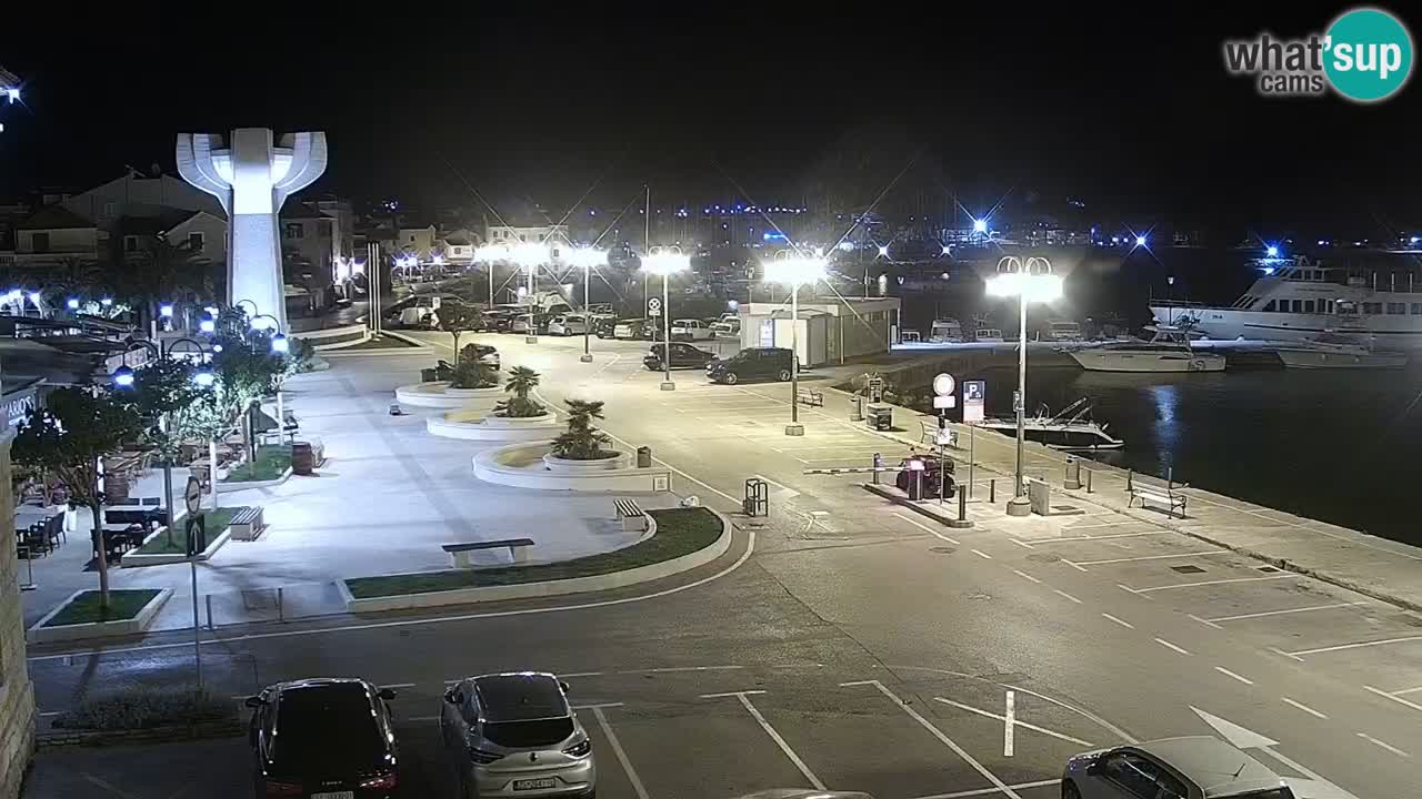 Vodice webcam – marina i meer