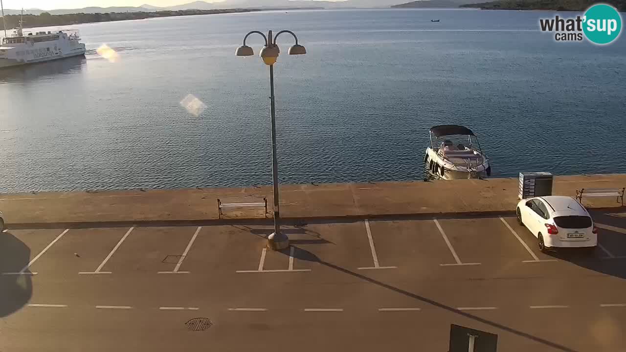 Vodice Live webcam – marina and  seafront