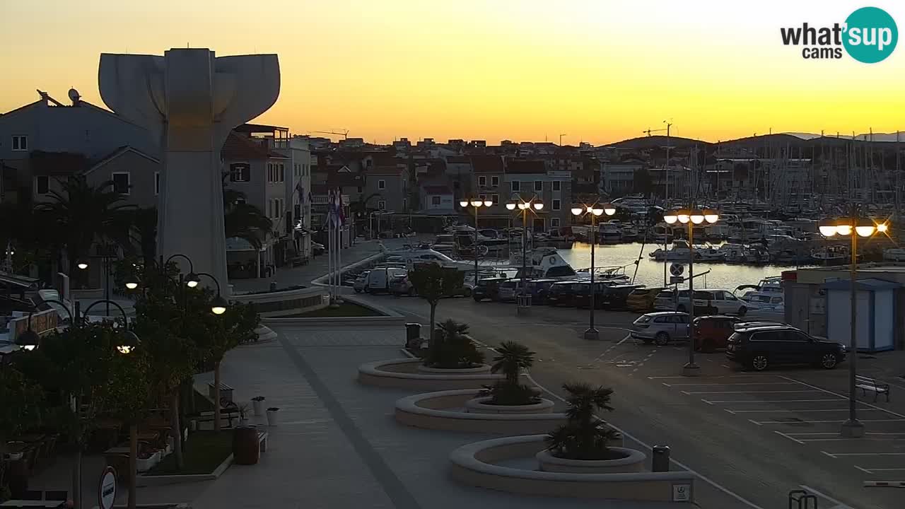 Vodice webcam – marina i meer