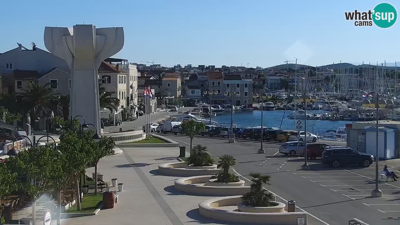 Vodice webcam – marina i meer