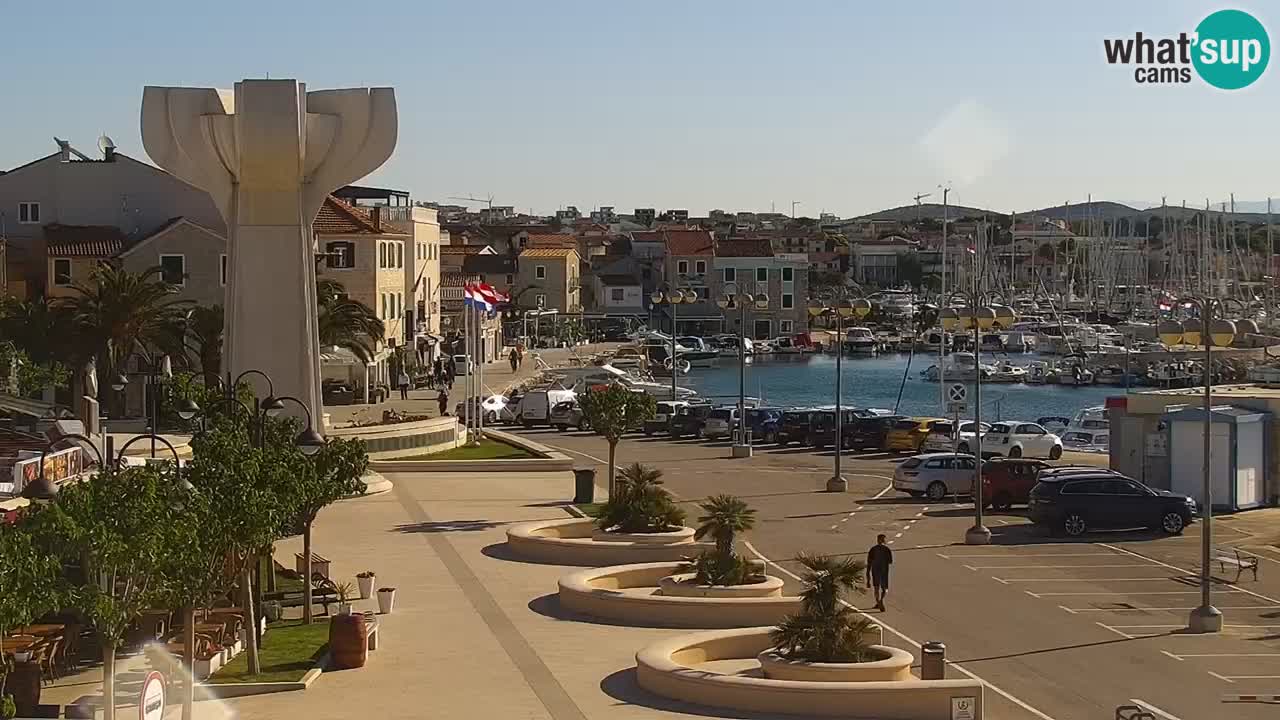 Vodice webcam live – front de mer