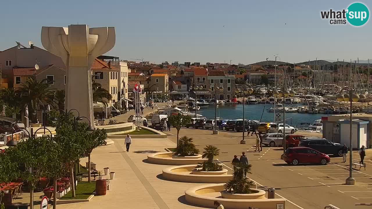 Vodice webcam live – front de mer