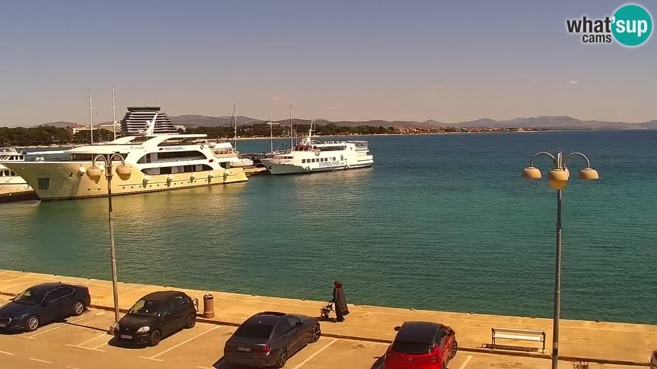 Vodice Live webcam – marina and  seafront