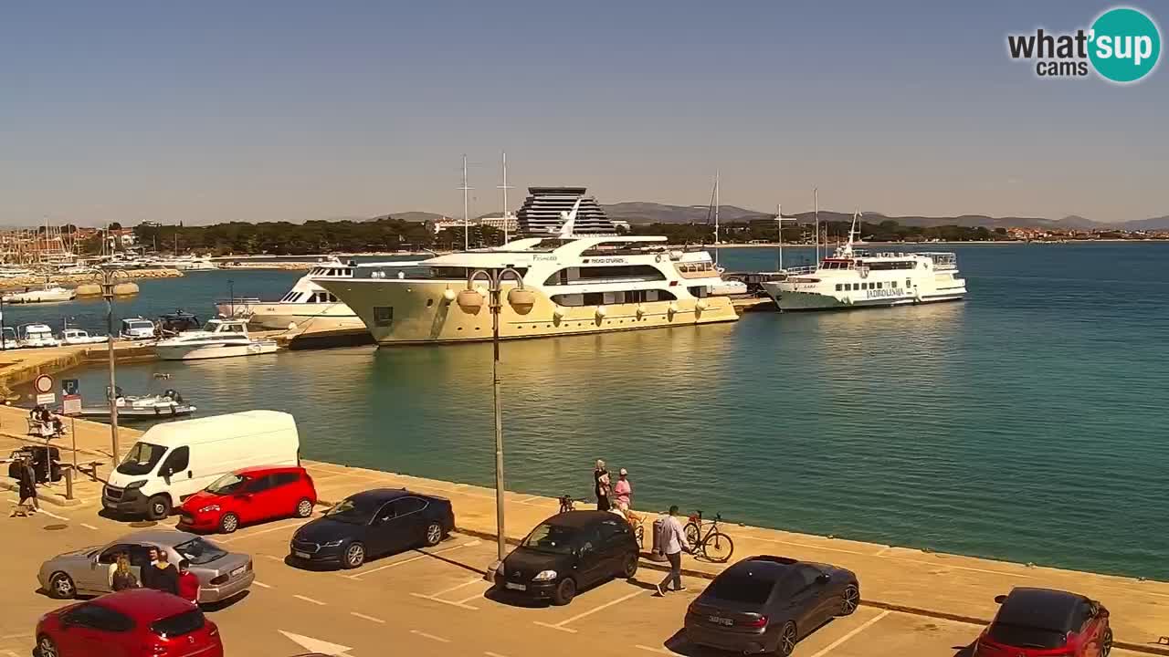 Vodice Live webcam – marina and  seafront