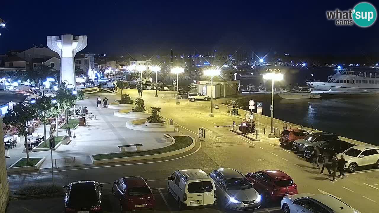 Vodice spletna kamera – marina in riva
