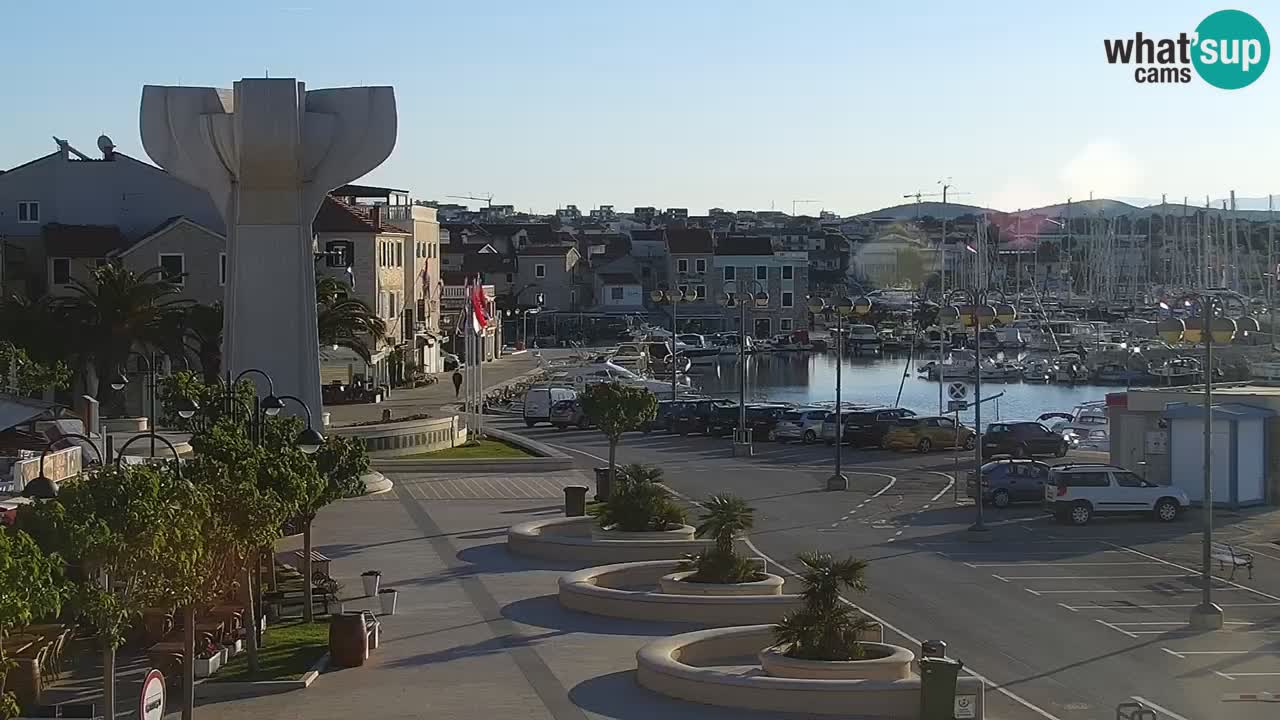 Vodice webcam live – front de mer