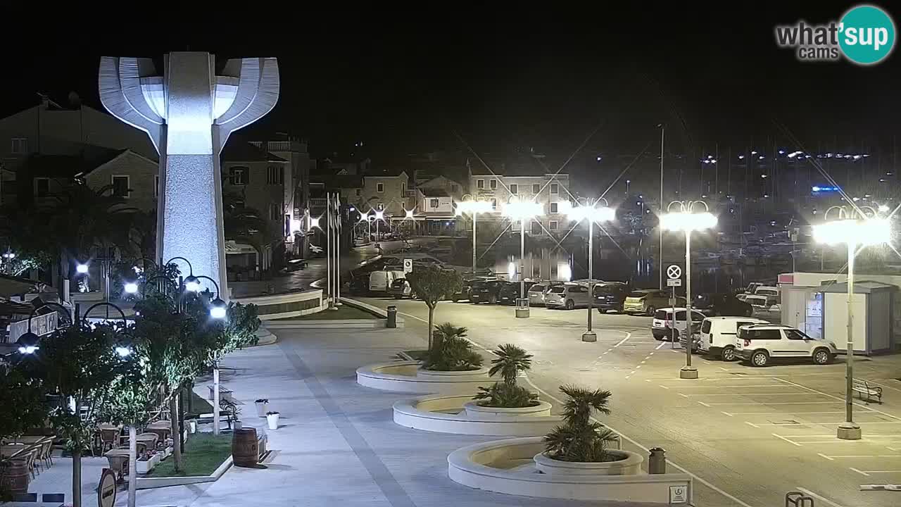 Vodice web kamera – marina i riva