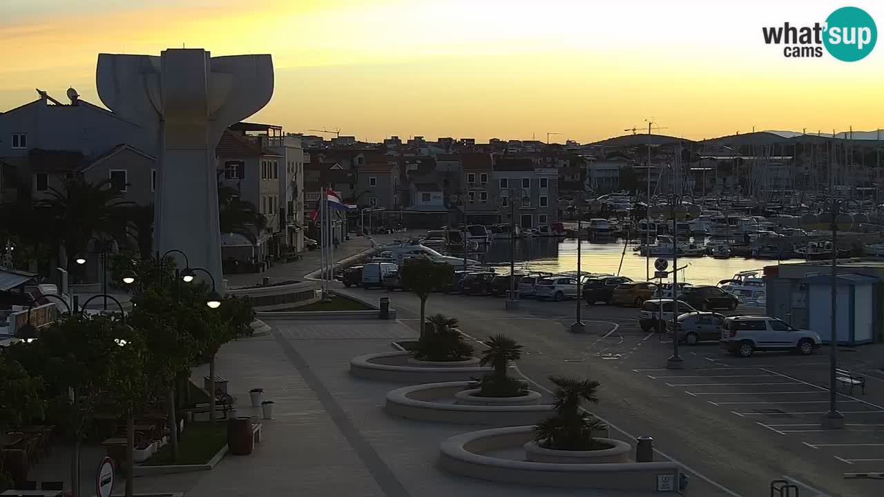Vodice webcam – marina i meer