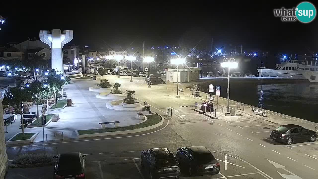 Vodice webcam live – front de mer
