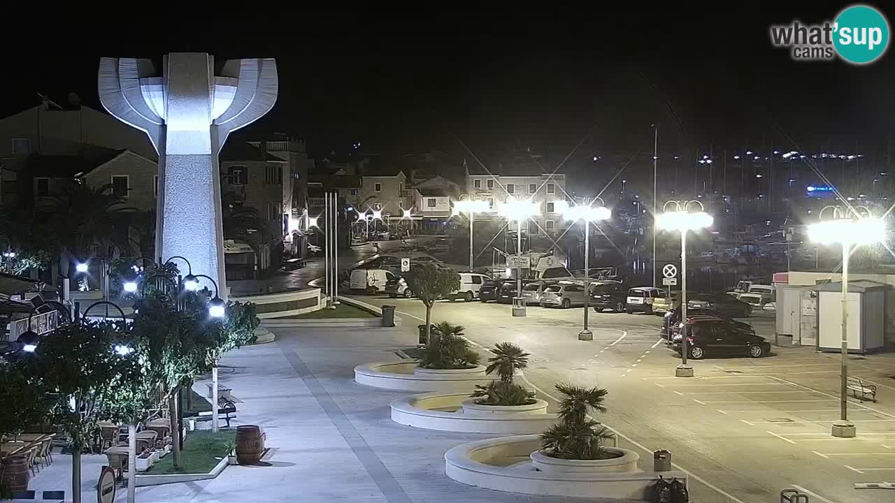 Vodice web kamera – marina i riva