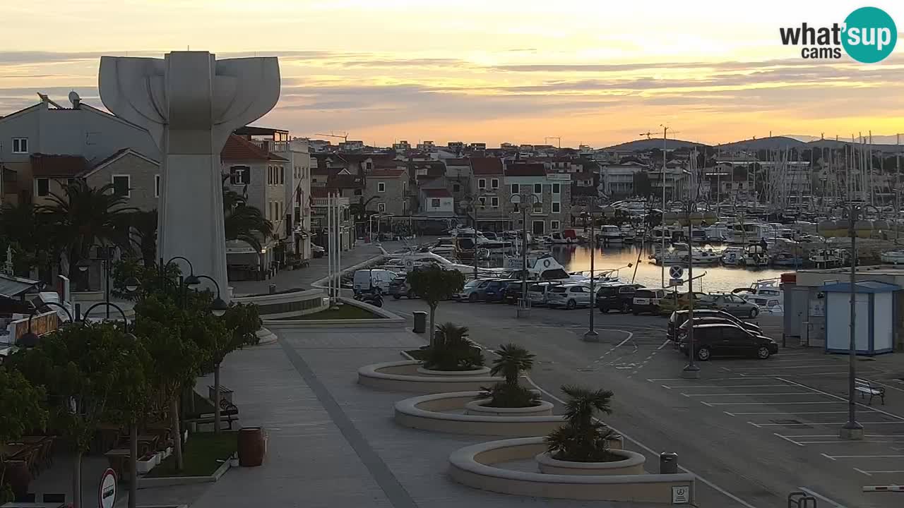 Vodice webcam live – front de mer