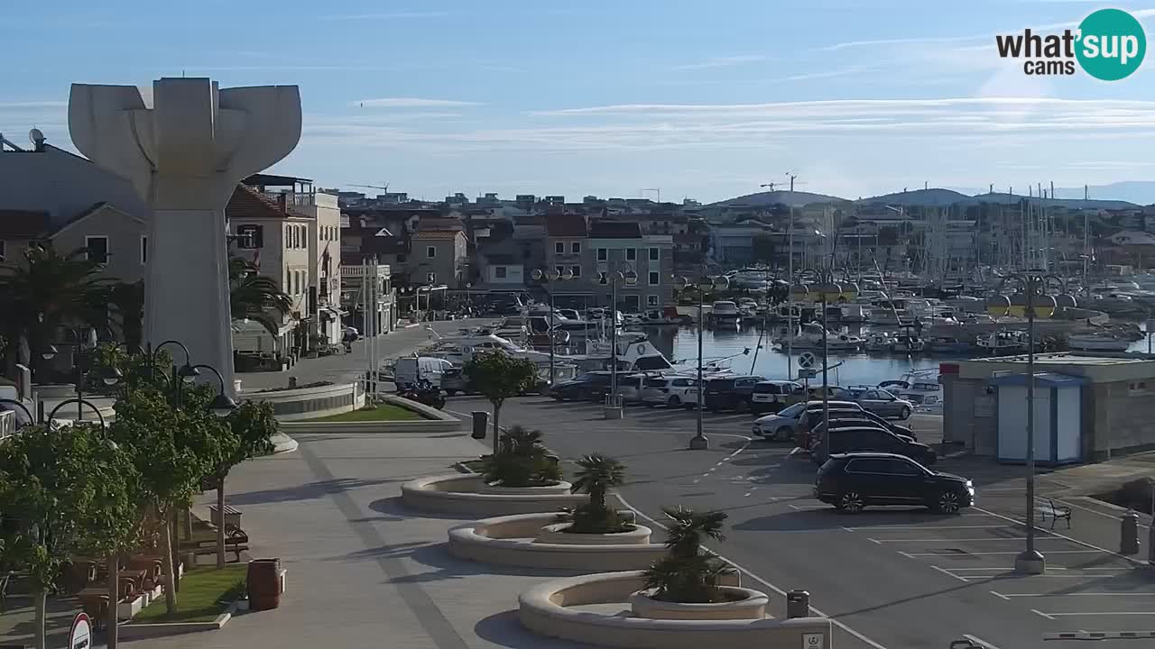Vodice webcam live – front de mer
