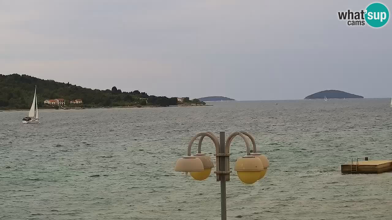 Vodice Live webcam – marina and  seafront