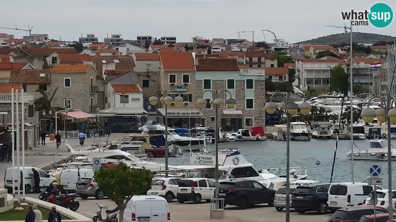 Vodice web kamera – marina i riva