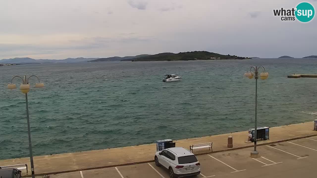 Vodice Live webcam – marina and  seafront