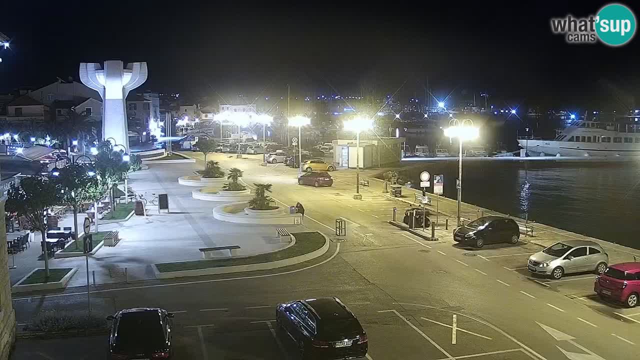 Vodice webcam – marina i meer