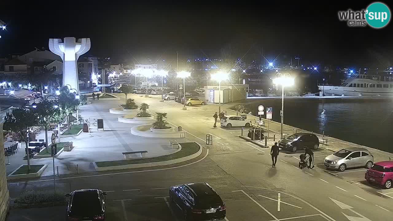 Vodice web kamera – marina i riva
