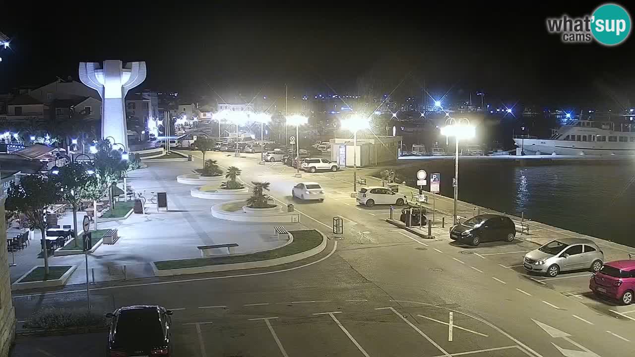 Vodice webcam – marina i meer