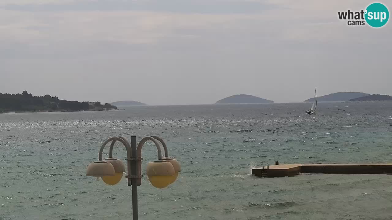 Vodice Live webcam – marina and  seafront
