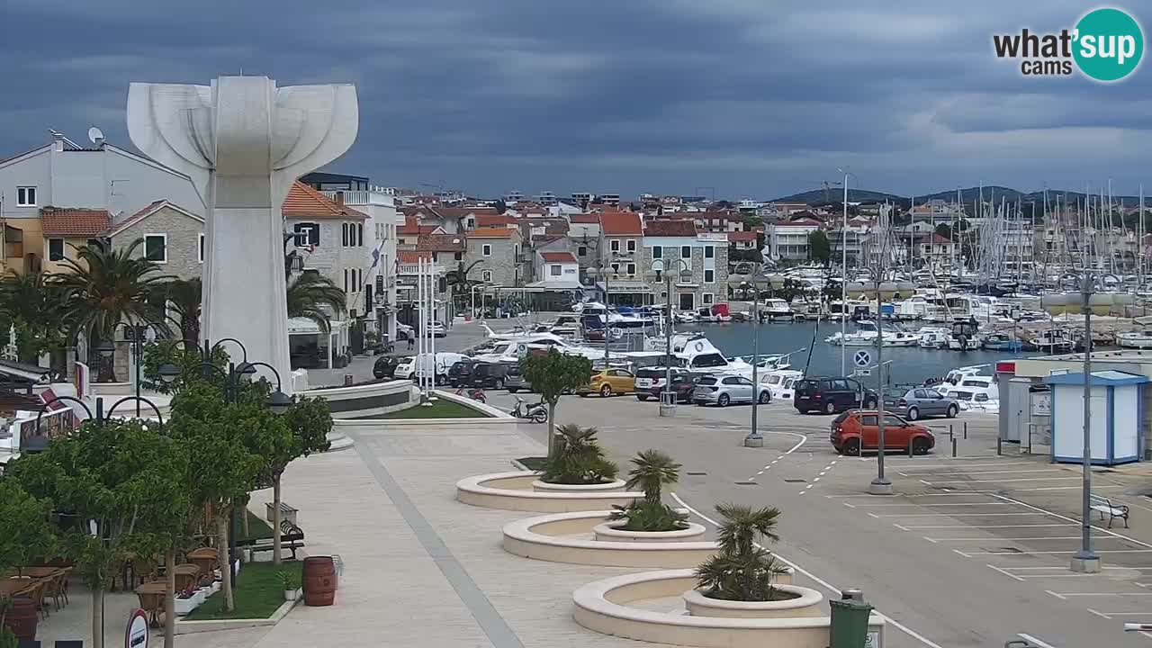 Vodice livecam – marina e il lungomare