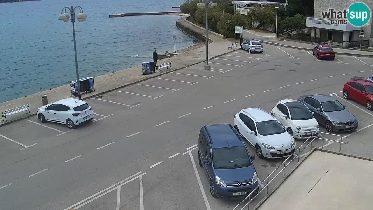 Vodice Live webcam – marina and  seafront