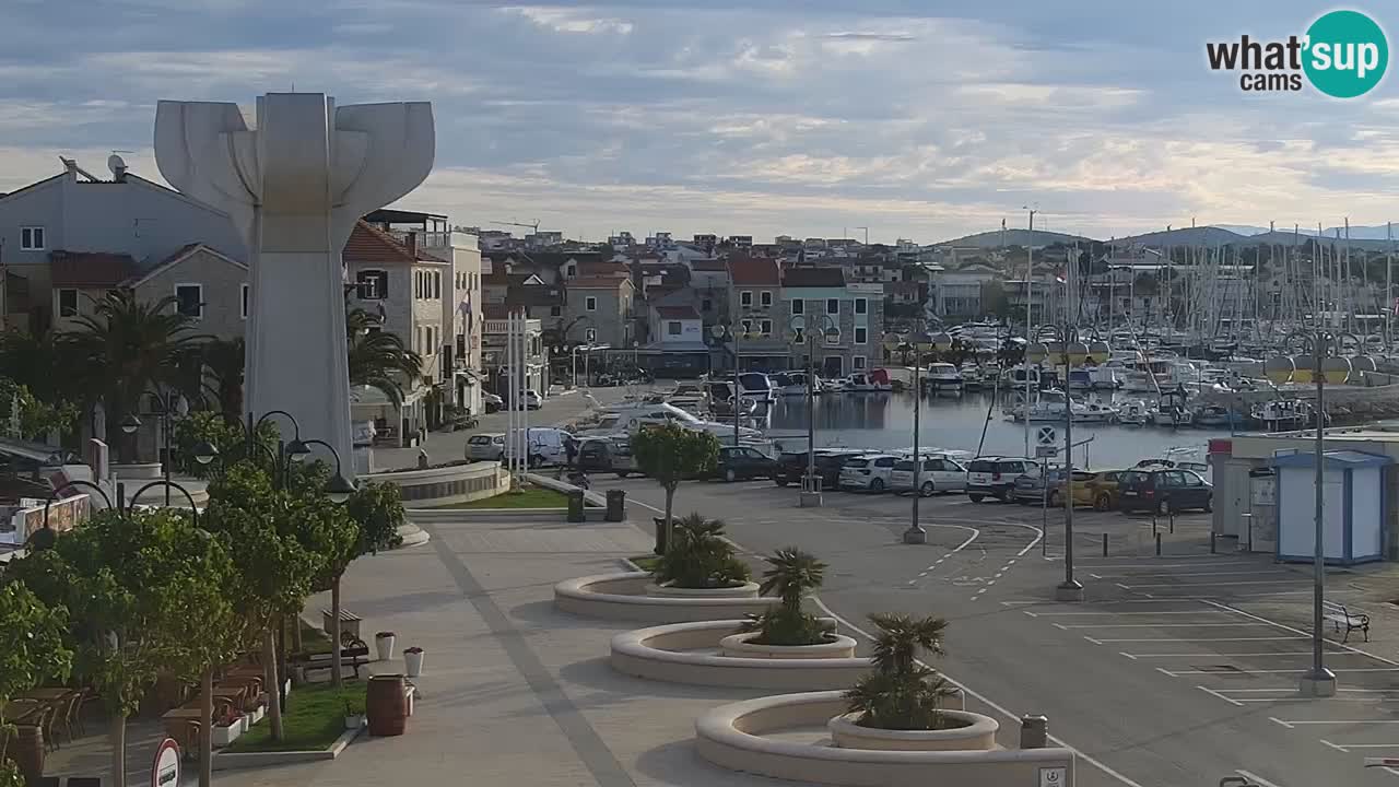 Vodice web kamera – marina i riva