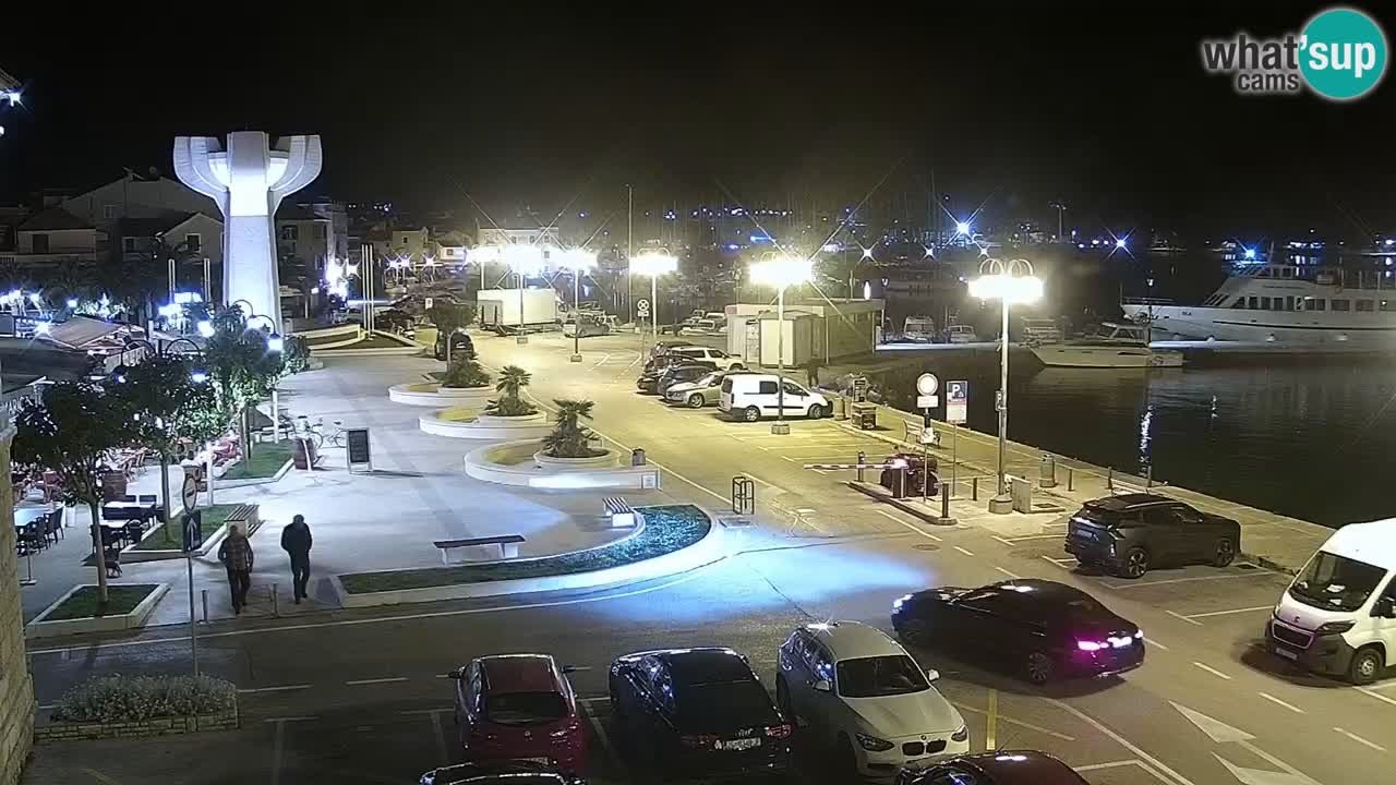 Vodice web kamera – marina i riva