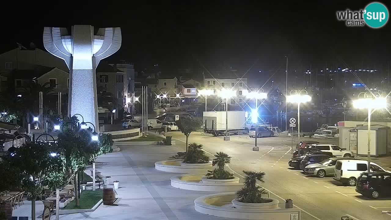 Vodice webcam live – front de mer