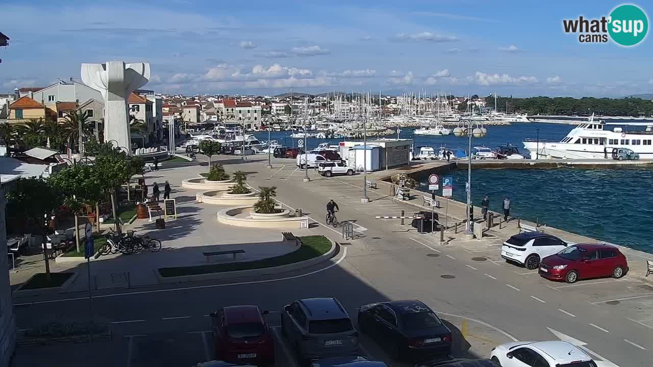 Vodice web kamera – marina i riva